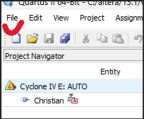 Erstes Project anlegen